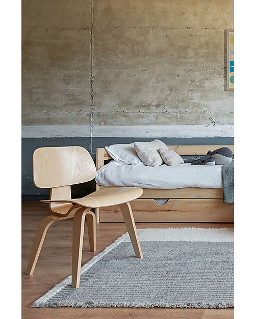 Lorena Canals Tappeto Lavabile Woolable Rug - Kaia Smoke Blue - (120x170 cm) Tappeti Arredo