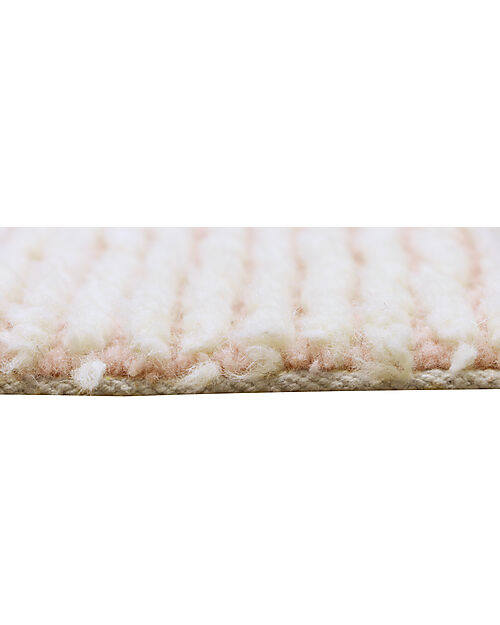 Lorena Canals Tappeto Lavabile Woolable Rug S - Koa Pink - Lana - (80x140 cm) Tappeti Arredo