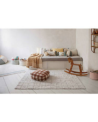Lorena Canals Tappeto Mosaico - Panna - Cotone Organico - Little Chefs Collection Tappeti Arredo