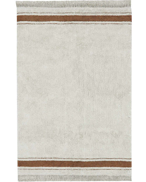 Lorena Canals Tappeto - Panna e Caramello - Cotone Organico - Little Chefs Collection - 140 x 200 cm Tappeti Arredo