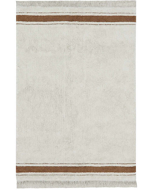 Lorena Canals Tappeto - Panna e Caramello - Cotone Organico - Little Chefs Collection - 140 x 200 cm Tappeti Arredo