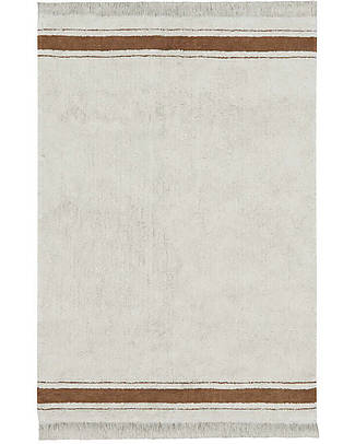 Lorena Canals Tappeto - Panna e Caramello - Cotone Organico - Little Chefs Collection Tappeti Arredo