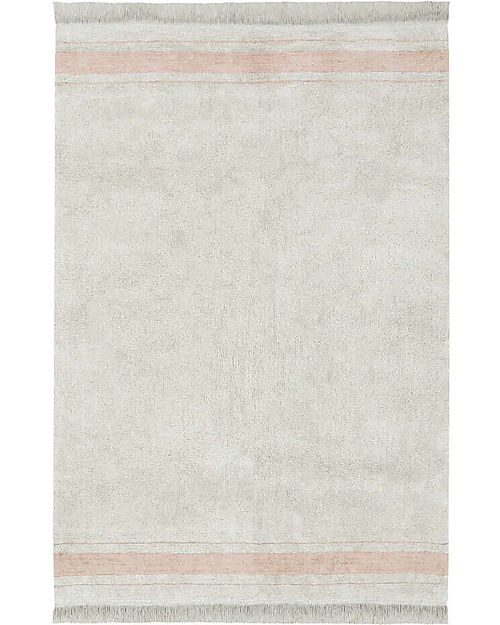 Lorena Canals Tappeto - Panna e Rosa - Cotone Organico - Little Chefs Collection - 140 x 200 cm Tappeti Arredo