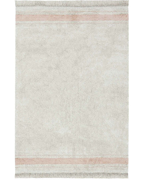 Lorena Canals Tappeto - Panna e Rosa - Cotone Organico - Little Chefs Collection - 140 x 200 cm Tappeti Arredo