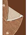Lorena Canals Tappeto Tondo - Dot - Marrone/Rosa - Cotone - Mushrooms Collection - Diametro 140 cm Tappeti Arredo