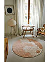 Lorena Canals Tappeto Tondo - Honeycomb - Avorio/Rosa - Cotone - Collezione Planet Bee - Diametro 140 cm Tappeti Arredo