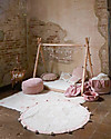 Lorena Canals Tappeto Tondo Lavabile Bubbly - Rosa Vintage - 120 cm diametro Tappeti Arredo