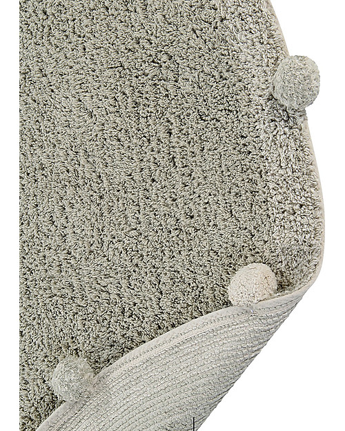 Lorena Canals Tappeto Tondo Lavabile Bubbly - Verde Oliva - 120 cm diametro Tappeti Arredo