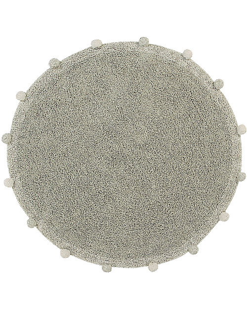 Lorena Canals Tappeto Tondo Lavabile Bubbly - Verde Oliva - 120 cm diametro Tappeti Arredo