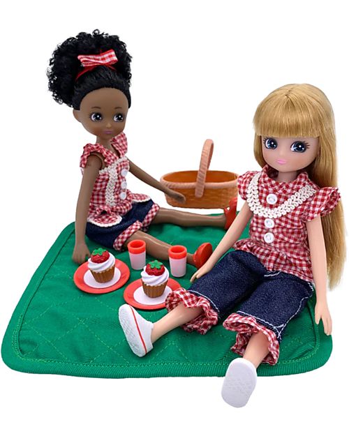 Lottie Set Bambola e Accessori Picnic nel Parco Bambole
