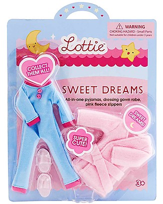 Lottie Set Vestitini da Notte Lottie Sogni d'Oro, per le Bambole Lottie Accessori Bambole
