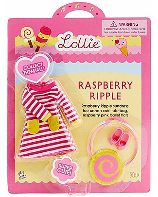 Lottie Set Vestitini Lottie Gelato al Lampone, per le Bambole Lottie Accessori Bambole
