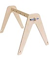 Loullou Baby Gym Set, Palestrina in Legno per Bambino + Giochi da Appendere Blu Palestrine