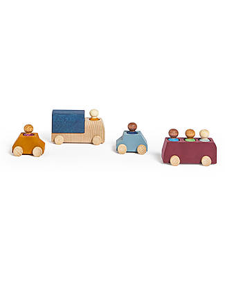 Lubulona Set In Viaggio Balmes - Multicolor - Legno di Faggio e Acero FSC-PEFC Costruzioni in Legno