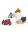 Lubulona Set In Viaggio Balmes - Multicolor - Legno di Faggio e Acero FSC-PEFC Macchine e Trenini  in Legno
