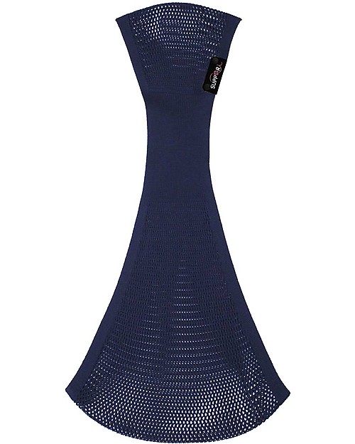 Lucky Baby Fascia Portabebé Tascabile Blu Scuro - SUPPORi Fasce Portabebé