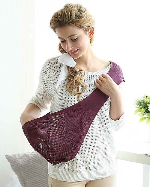 Lucky Baby Fascia Portabebé Tascabile Malva - SUPPORi Fasce Portabebé