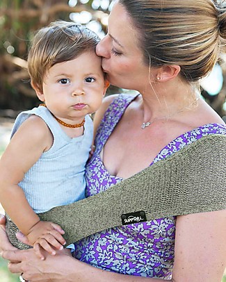 Lucky Baby Fascia Portabebé Tascabile Salvia - SUPPORi Fasce Portabebé