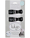Lulujo Baby Clip per Passeggino, Confezione da 2 - Nero Swaddle di Mussola