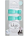 Lulujo Baby Clip per Passeggino, Confezione da 2 - Verde Acqua Swaddle di Mussola