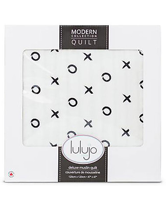 Lulujo Baby Coperta Imbottita Modern Collection, XO - 70% Bambù 30% Cotone Coperte