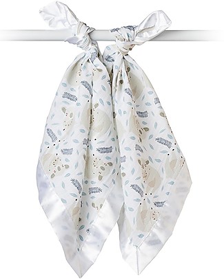 Lulujo Baby Copertina Morbida Security 40 x 40 cm - Koala - 100% cotone - Pacco da 2 Copertine Swaddles