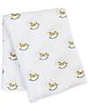 Lulujo Baby Copertina Swaddle 100x100 cm - Cavallo a Dondolo - 100% Mussola di Cotone Swaddle di Mussola