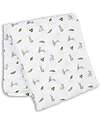 Lulujo Baby Copertina Swaddle 100x100 cm - Coniglietti - 100% Mussola di Cotone Swaddle di Mussola
