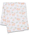 Lulujo Baby Copertina Swaddle 100x100 cm - Maialini - 100% Mussola di Cotone Swaddle di Mussola