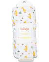 Lulujo Baby Copertina Swaddle 100x100 cm - Paperelle - 100% Mussola di Cotone Swaddle di Mussola