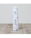 Lulujo Baby Copertina Swaddle 120 x 120 cm, Afrique - 100% mussola di cotone Swaddle di Mussola