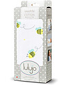 Lulujo Baby Copertina Swaddle 120 x 120 cm, Api -100% mussola di cotone Swaddle di Mussola