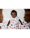 Lulujo Baby Copertina Swaddle 120 x 120 cm, Farfalle - 100% mussola di cotone Swaddle di Mussola