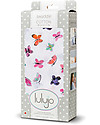 Lulujo Baby Copertina Swaddle 120 x 120 cm, Farfalle - 100% mussola di cotone Swaddle di Mussola