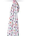 Lulujo Baby Copertina Swaddle 120 x 120 cm, Farfalle - 100% mussola di cotone Swaddle di Mussola