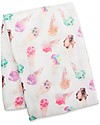 Lulujo Baby Copertina Swaddle 120 x 120 cm, Gelato - Mussola di bambù Swaddle di Mussola