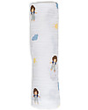 Lulujo Baby Copertina Swaddle 120 x 120 cm, Jo - 100% mussola di cotone Swaddle di Mussola