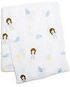 Lulujo Baby Copertina Swaddle 120 x 120 cm, Jo - 100% mussola di cotone Swaddle di Mussola