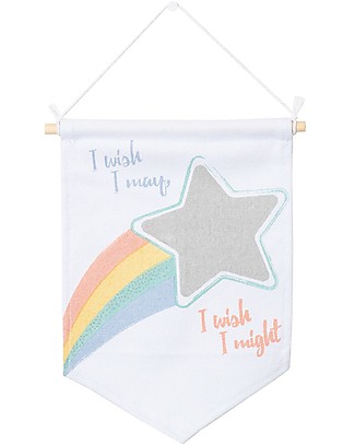 Lulujo Baby Decorazione da Parete per Cameretta - I Wish I May I Wish I Might Decorazioni