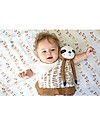 Lulujo Baby Doudou Bradipo - Mussola di Cotone - Il Primo Amico del Tuo Bebè! Doudou