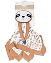 Lulujo Baby Doudou Bradipo - Mussola di Cotone - Il Primo Amico del Tuo Bebè! Doudou