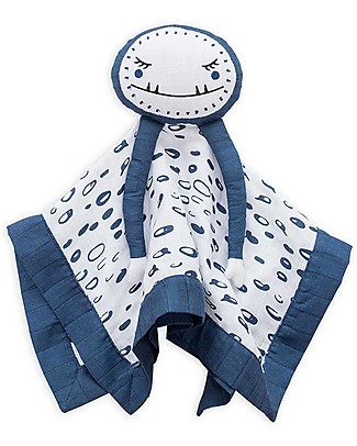 Lulujo Baby Doudou Yeti - Mussola di Cotone - Il Primo Amico del Tuo Bebè! Swaddle di Mussola