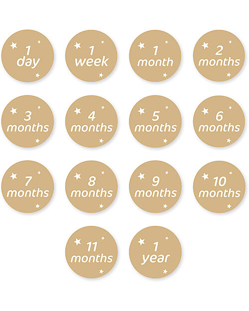 Lulujo Baby Kit Primo Anno Notre Hymne a l'Amour - Copertina Swaddle in Mussola di Cotone + 14 Cards - Per I Bebè più Social Swaddle di Mussola