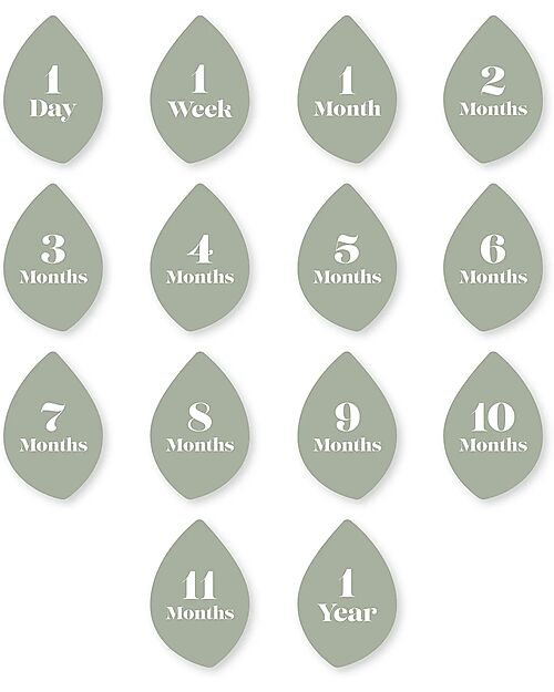 Lulujo Baby Kit Primo Anno Sweet as a Peach - Copertina Swaddle in Mussola di Cotone + 14 Cards - Per I Bebè più Social Swaddle di Mussola