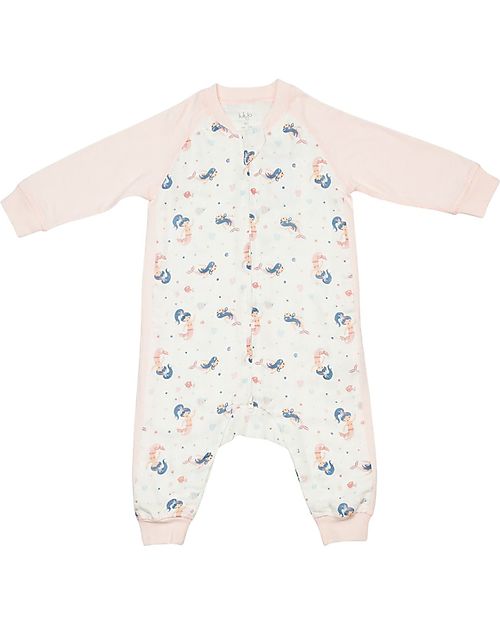 Lulujo Baby Sacco Nanna con Piedini - Sirene - TOG1 - Cotone e Viscosa di Bambù Sacchi Nanna