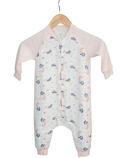 Lulujo Baby Sacco Nanna con Piedini - Sirene - TOG1 - Cotone e Viscosa di Bambù Sacchi Nanna