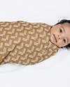 Lulujo Baby Set di 2 Copertine Swaddle 100 x 100 cm - Boho - 100% Cotone - Mudcloth+Uccelli Swaddle di Mussola