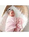 Lulujo Baby Set di 2 Copertine Swaddle 100 x 100 cm - Strawberries/Pink - 100% mussola di cotone Swaddle di Mussola