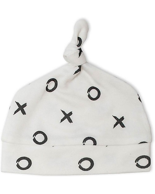 Lulujo Baby Set Hello World, Cappellino + Swaddle, Baci e Abbracci, 120 x 120 cm - Bambù Swaddle di Mussola