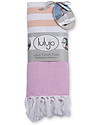 Lulujo Baby Turkish Towel, Asciugamano 100 x 150 cm, Rosa-Albicocca - 100% cotone Accappatoi e Asciugamani